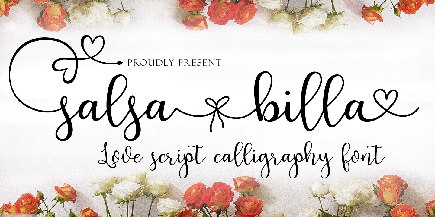 Beispiel einer Salsa Billa Regular-Schriftart